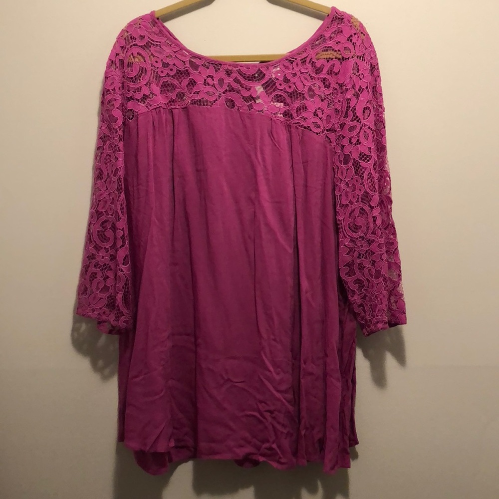 Old navy 3/4 sleeve lace blouse
